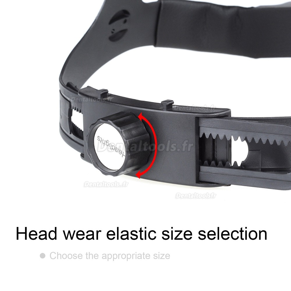 YUYO DY-509 lampe frontale dentaire sans fil LED 3 W pour chirurgie et ORL